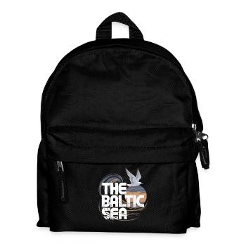 The Baltic Sea Baltic Seagull Waves Coast Maritime - Kids' Backpack - black - Front
