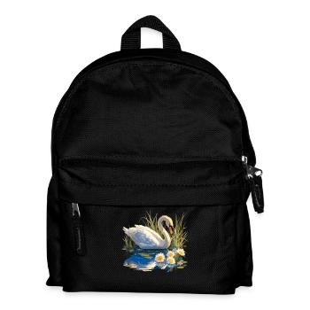 Swans Swan - Kids' Backpack - black - Front