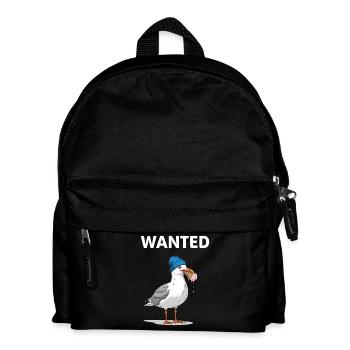 Gesucht Möwe Eiscreme Abenteuer - Kids' Backpack - black - Front