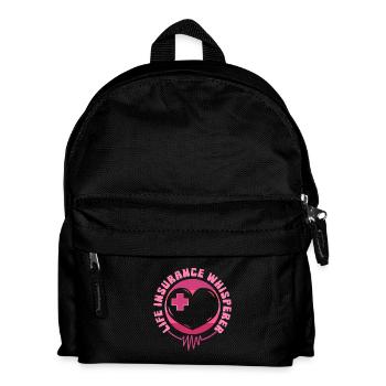 Courtier d’assurance Assurance vie Whisperer - Sac à dos Enfant - noir - Devant