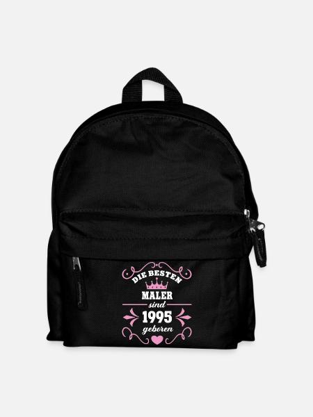Painter Birthday Vintage 1995 Varnisher Painter - Kids' Backpack - black