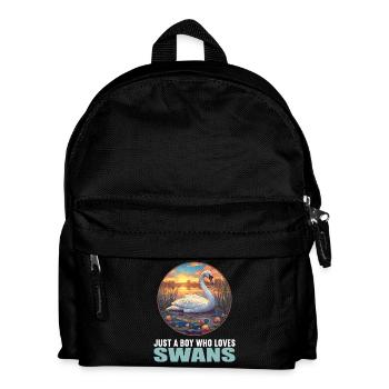 Swans Swan - Kids' Backpack - black - Front