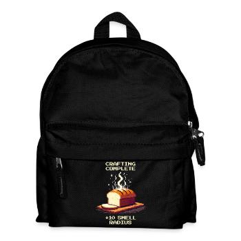 Crafting completed: +10 scent radius | Bread humor - Kids' Backpack - black - Front