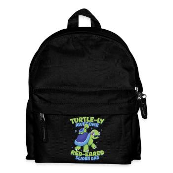 Red-eared Turtle - Kids' Backpack - black - Front