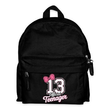 13th birthday teenager gift - Kids' Backpack - black - Front