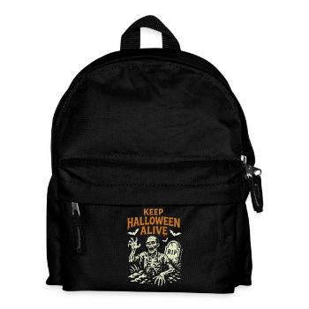 Gardez Halloween en vie - Costume de fête zombie - Sac à dos Enfant - noir - Devant