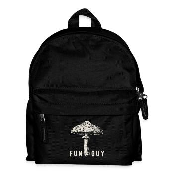 Parasol Funguy - Champignons - Jeu de mots - Sac à dos Enfant - noir - Devant