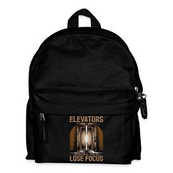 Elevator toddler & kids - Kids' Backpack - black - Front