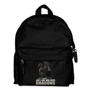 Dragon Dragon - Kids' Backpack - black - Front