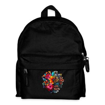 Its Okay If The Only Thing Is Breath - Kids' Backpack - black - Front