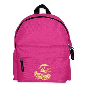 Punk Rocker Duck Rubber Duck Punk Rock - Kids' Backpack - fuchsia - Front