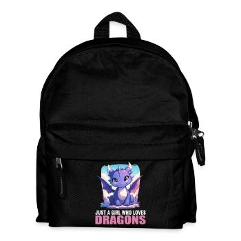 Dragon Dragon - Kids' Backpack - black - Front