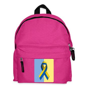 Peace for Ukraine - Kids' Backpack - fuchsia - Front