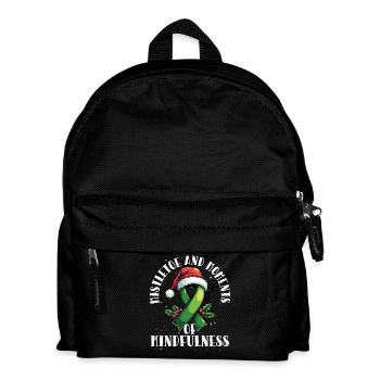 Lassen Sie Ihre Psychische Gesundheit Frohe Und - Kinder Rucksack - Schwarz - Vorne
