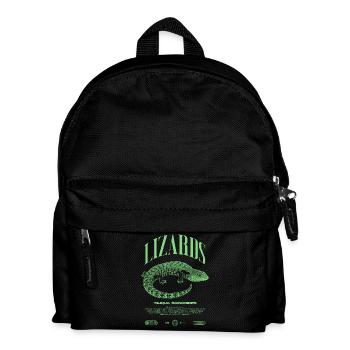 Langue Bleue Scinque Reptile Keeper Streetwear - Sac à dos Enfant - noir - Devant