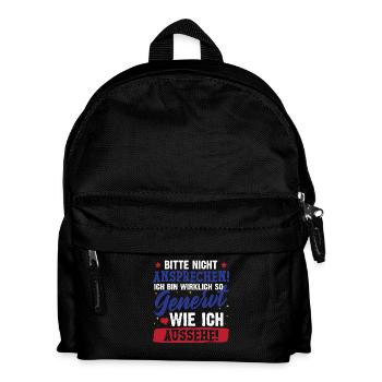 Malle NICHT ANSPRECHEN Mallorca Party Lustig - Kinder Rucksack - Schwarz - Vorne
