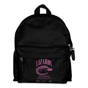 Langue Bleue Scinque Reptile Keeper Streetwear - Sac à dos Enfant - noir - Devant