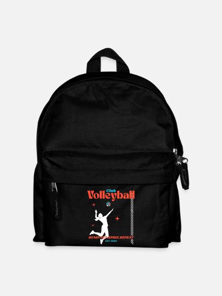 Club Volleyball Design - Kinder Rucksack - Schwarz