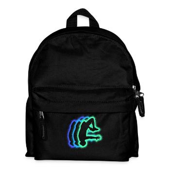 Parkour Freerunning Freerunner Silhouetten Parkour - Kinder Rucksack - Schwarz - Vorne
