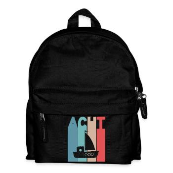 8 Jahre Kindergeburtstag Schiff - Kinder Rucksack - Schwarz - Vorne