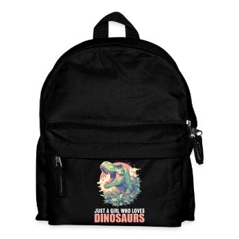 Dino Saurier Dinosaurier - Kinder Rucksack - Schwarz - Vorne