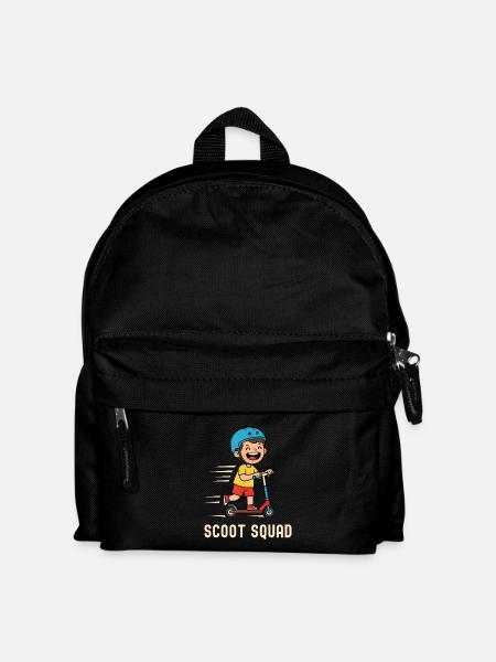 Scoot Squad – Scooter Fun for Kids - Kids' Backpack - black