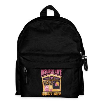 Courtier d'assurances Vie assurée - Sac à dos Enfant - noir - Devant