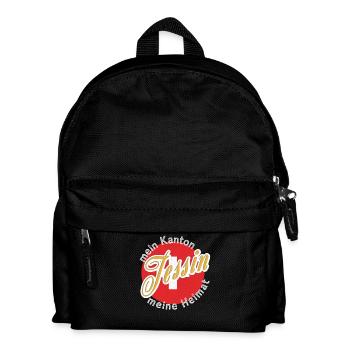 Meine Heimat Tessin Geschenk - Kinder Rucksack - Schwarz - Vorne