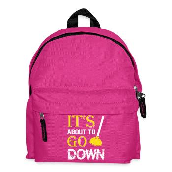 Heizungsbauer Heizungsbau Klempner Installateur - Kinder Rucksack - Fuchsia - Vorne