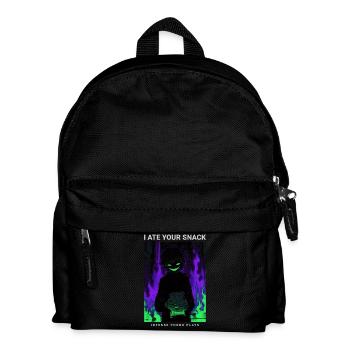 Vaporwave Phonk Anime Horreur Snack Sourire Effrayant - Sac à dos Enfant - noir - Devant