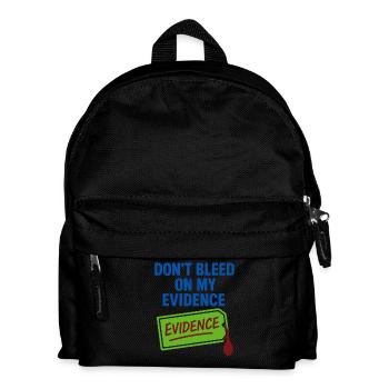 Chimiste médico-légal, Laboratoire criminel, Toxicologie - Sac à dos Enfant - noir - Devant