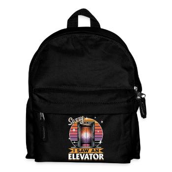Elevator toddler & kids - Kids' Backpack - black - Front