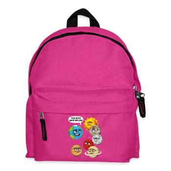 Space Planets Astronomy - Kids' Backpack - fuchsia - Front