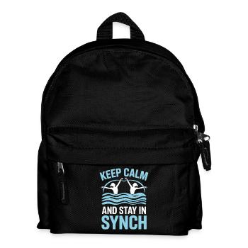 Synchronschwimmen Kunstschwimmen Wassersport - Kinder Rucksack - Schwarz - Vorne