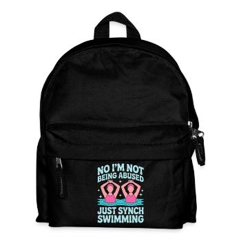 Synchronschwimmen Kunstschwimmen Wassersport - Kinder Rucksack - Schwarz - Vorne