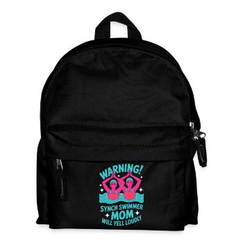 Synchronschwimmen Kunstschwimmen Wassersport - Kinder Rucksack - Schwarz - Vorne