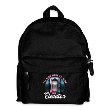 Elevator toddler & kids - Kids' Backpack - black - Front