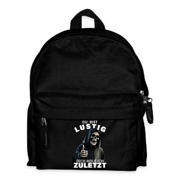 Grim Reaper disant que tu es drôle Motif de crâne - Sac à dos Enfant - noir - Devant