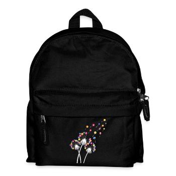Dandelion Billiard Ball Funny Cue Sports Art - Kids' Backpack - black - Front