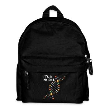 Es liegt in meiner DNA Lustiger Poolspieler Queue Sport - Kinder Rucksack - Schwarz - Vorne