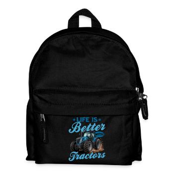 Tractor Kids Farm Lifestyle - Kinder Rucksack - Schwarz - Vorne