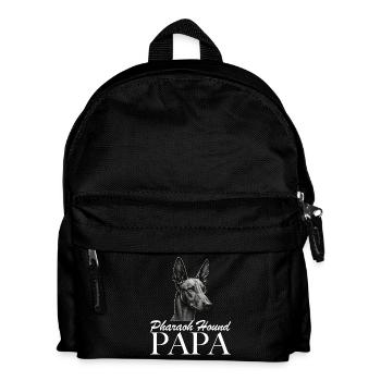 Papa chien pharaon - Sac à dos Enfant - noir - Devant