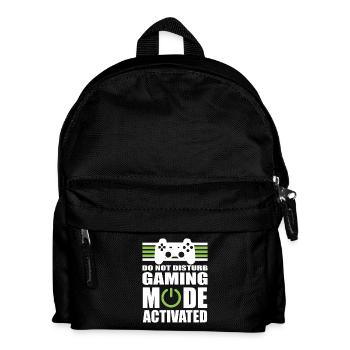 Gaming Mode Do Not Disturb - Kids' Backpack - black - Front