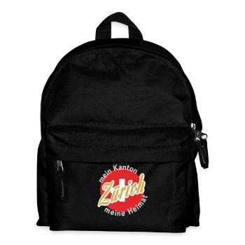 Mon pays natal Zuarich cadeau - Sac à dos Enfant - noir - Devant