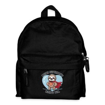 My superpower? Doing Nothing Sloth - Kids' Backpack - black - Front