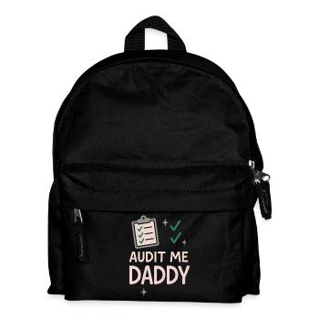 Accounting student cpa in training excel jokes - Kids' Backpack - black - Front