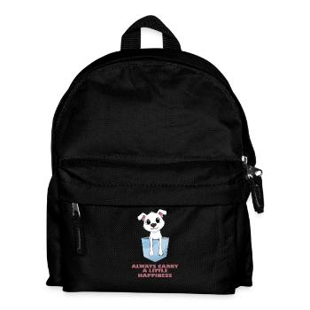 Always Carry a Little Happiness - Sac à dos Enfant - noir - Devant