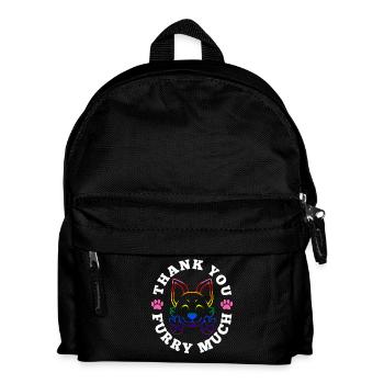 Thank you furry much - Kids' Backpack - black - Front