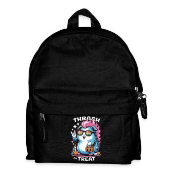 Creepy guinea pig hamster Halloween fun - Kids' Backpack - black - Front