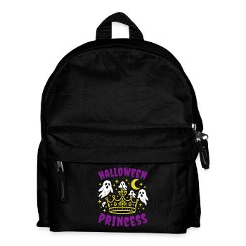 Halloween Princess with Ghosts and Crown - Kids' Backpack - black - Front